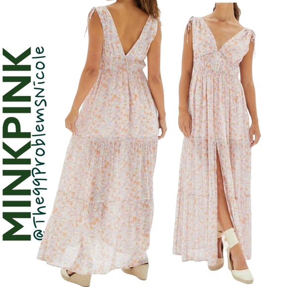 MINKPINK Versailles Tiered Maxi Dress - Picture 1 of 8